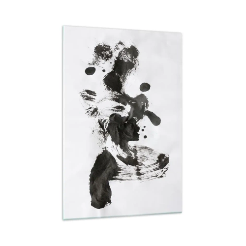 Obraz na skle - Metoda v šílenství? - 70x100 cm