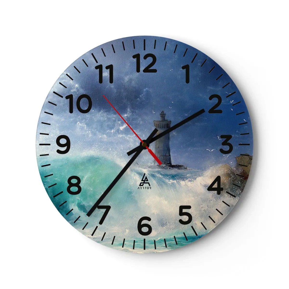 Nástěnné hodiny - Na stráži proti živlům - 40x40 cm