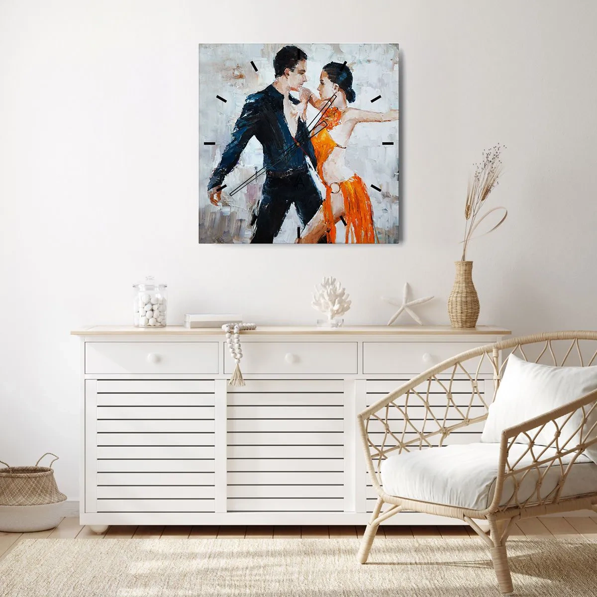 Nástěnné hodiny - Dirty dancing - 40x40 cm