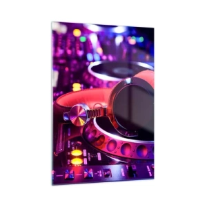 Obraz na skle - Než začne zábava - 50x70 cm