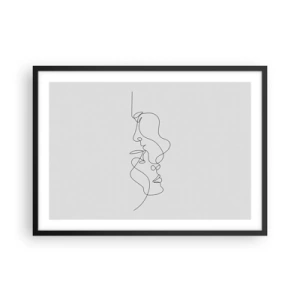 Plakát v černém rámu - Žár vášnivých tužeb - 70x50 cm