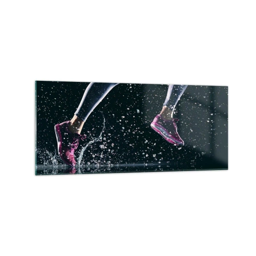 Obraz na skle - Poběž jako vítr - 120x50 cm