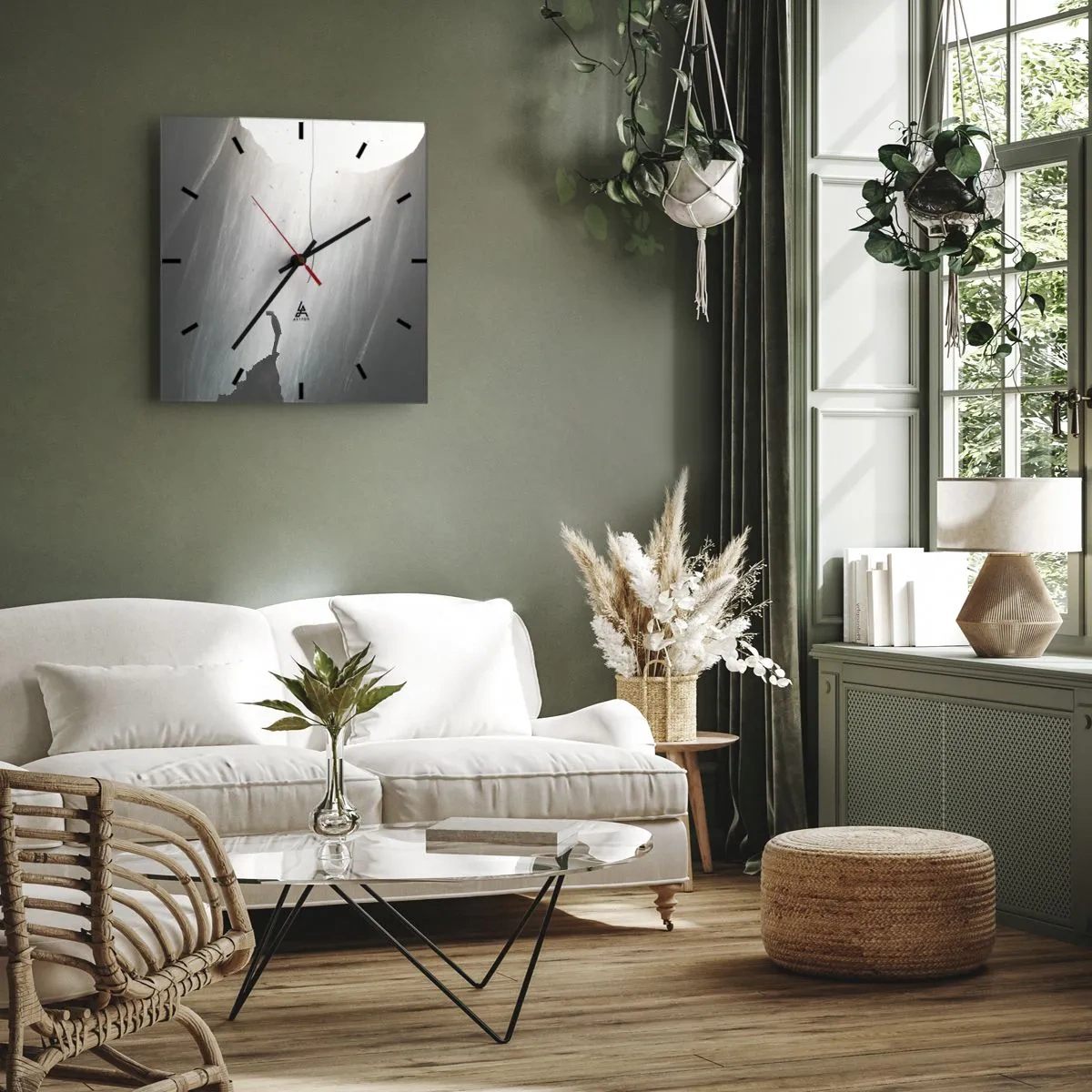 Nástěnné hodiny - Vždycky máte na výběr - 30x30 cm