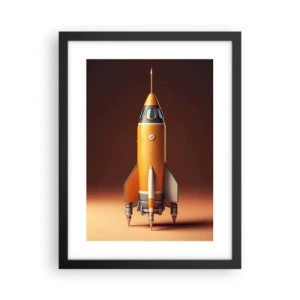 Plakát v černém rámu - Začíná to snem - 30x40 cm