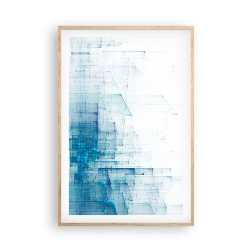 Plakát v rámu světlý dub - Jak se stal prostor - 61x91 cm