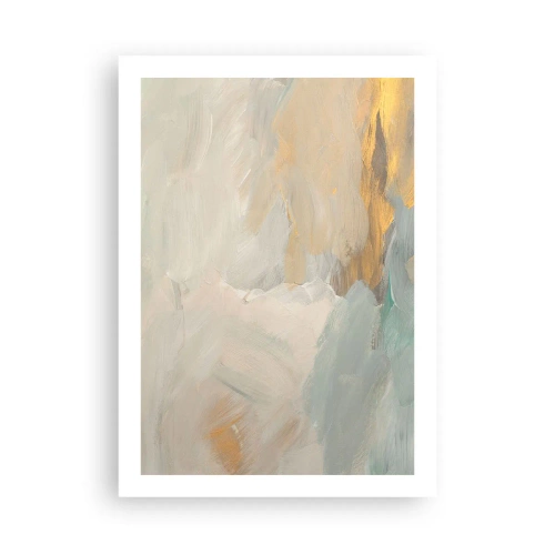 Plakát - Abstrakce – krajina něhy - 50x70 cm