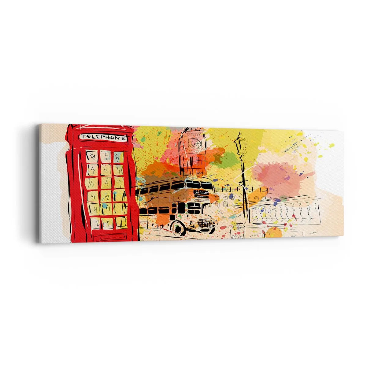 Obraz na plátně - Město různorodostí - 90x30 cm