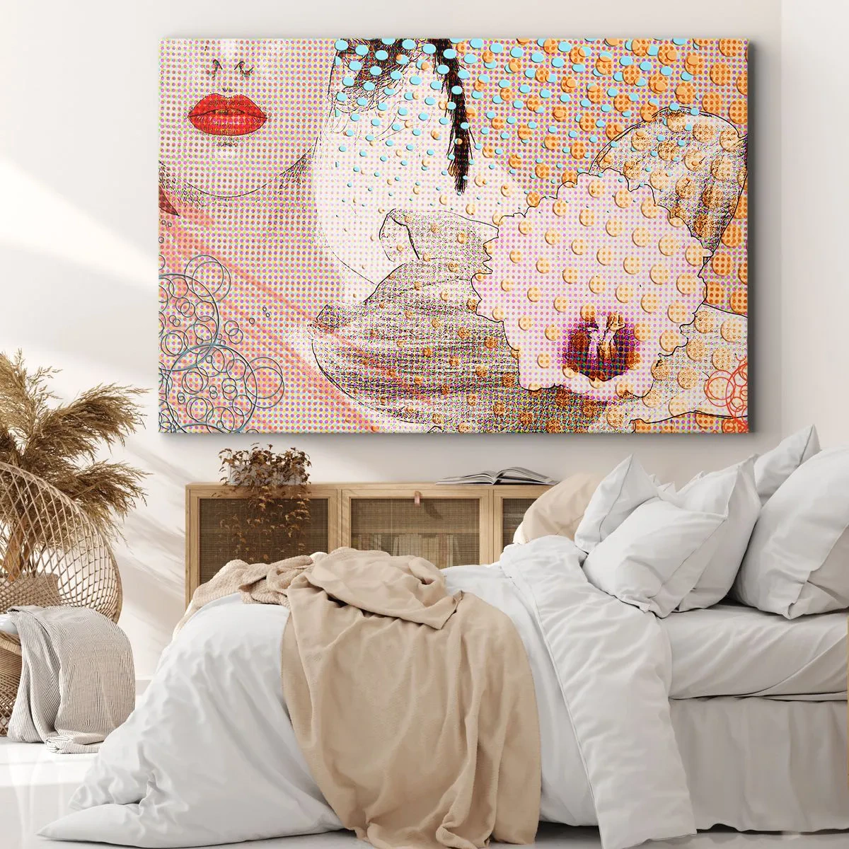 Obraz na plátně - Komiksový heroin - 70x50 cm