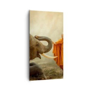 Obraz na plátně - Setkání na cestách - 65x120 cm