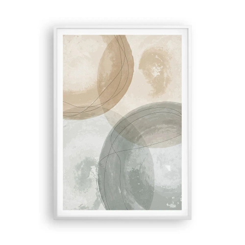 Plakát v bílém rámu - Pronikání světů - 70x100 cm