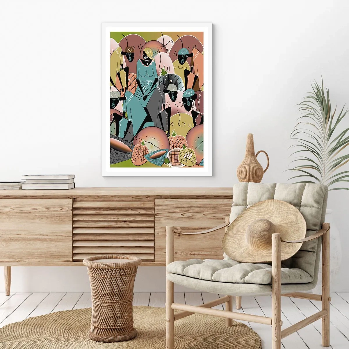 Plakát v bílém rámu - Blíží se velký svátek - 50x70 cm