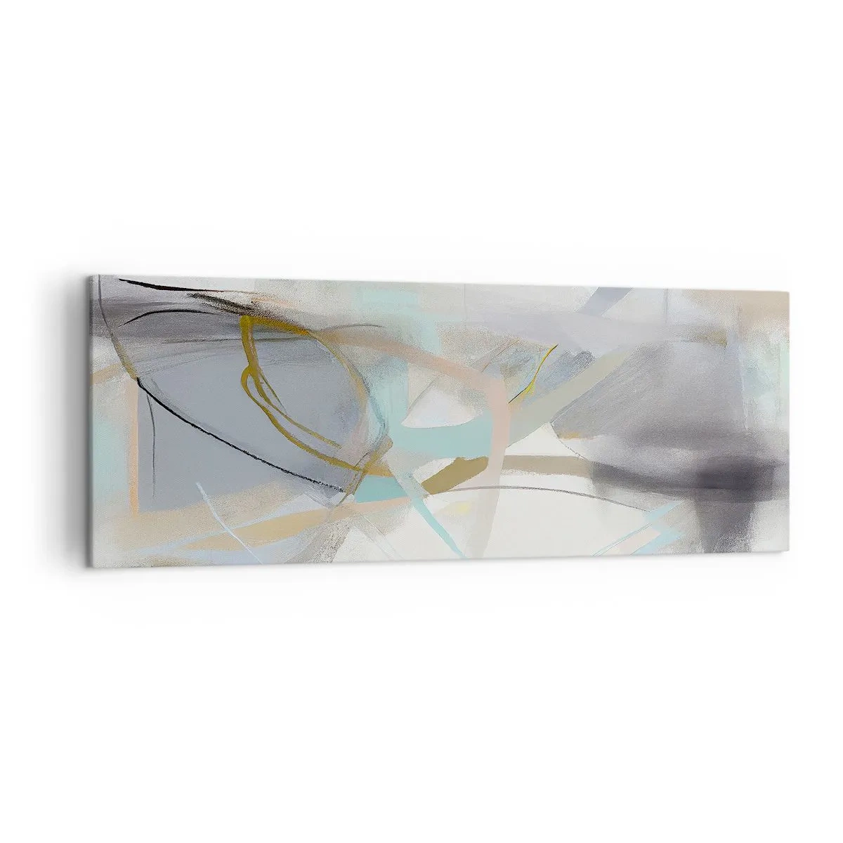 Obraz na plátně - Mlhavá abstrakce - 140x50 cm