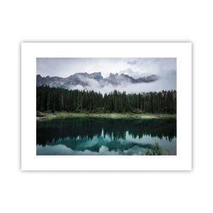 Plakát - Tiše, tiše, neprobuďme spící vodu…. - 40x30 cm