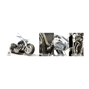 Vzor Fototapety Samolepicí Deluxe Sticker - Síla s charakterem - Automobilový průmysl, Motorka, Výlet - 100x30 cm