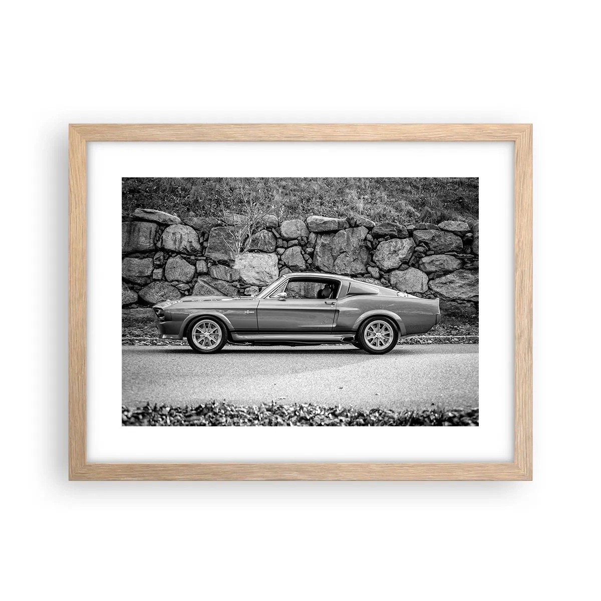 Plakát v rámu světlý dub - Legenda 60. let - 40x30 cm