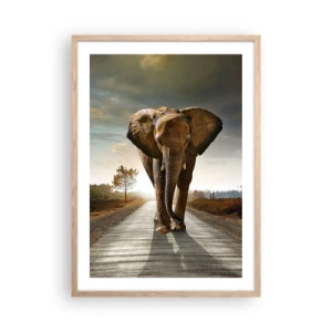 Plakát v rámu světlý dub - A vůbec ne ve skladu porcelánu - 50x70 cm