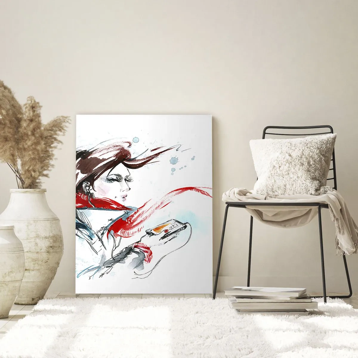 Obraz na skle - Něco se ve mně děje - 50x70 cm