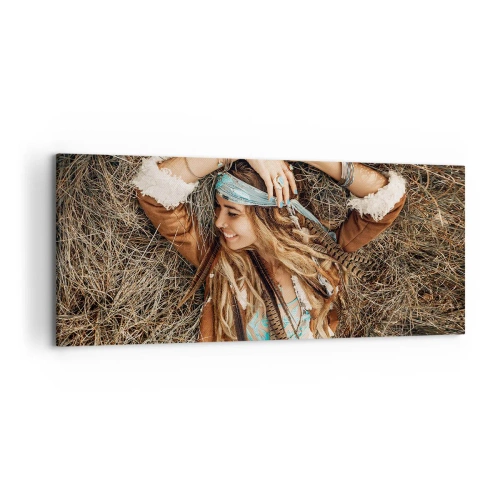 Obraz na plátně - Na cestě do léta lásky - 120x50 cm