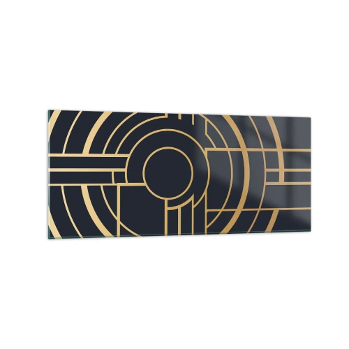 Obraz na skle - Obraty události - 120x50 cm