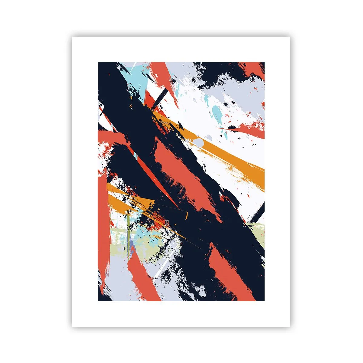 Plakát - Dynamická kompozice - 30x40 cm