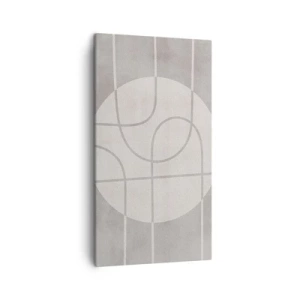 Obraz na plátně - Kruhově a přímo - 45x80 cm