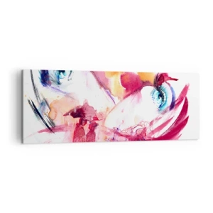 Obraz na plátně - V blízkosti svět rozkvétá - 140x50 cm