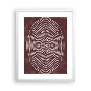 Plakát v bílém rámu - Prostor promlouvá - 40x50 cm