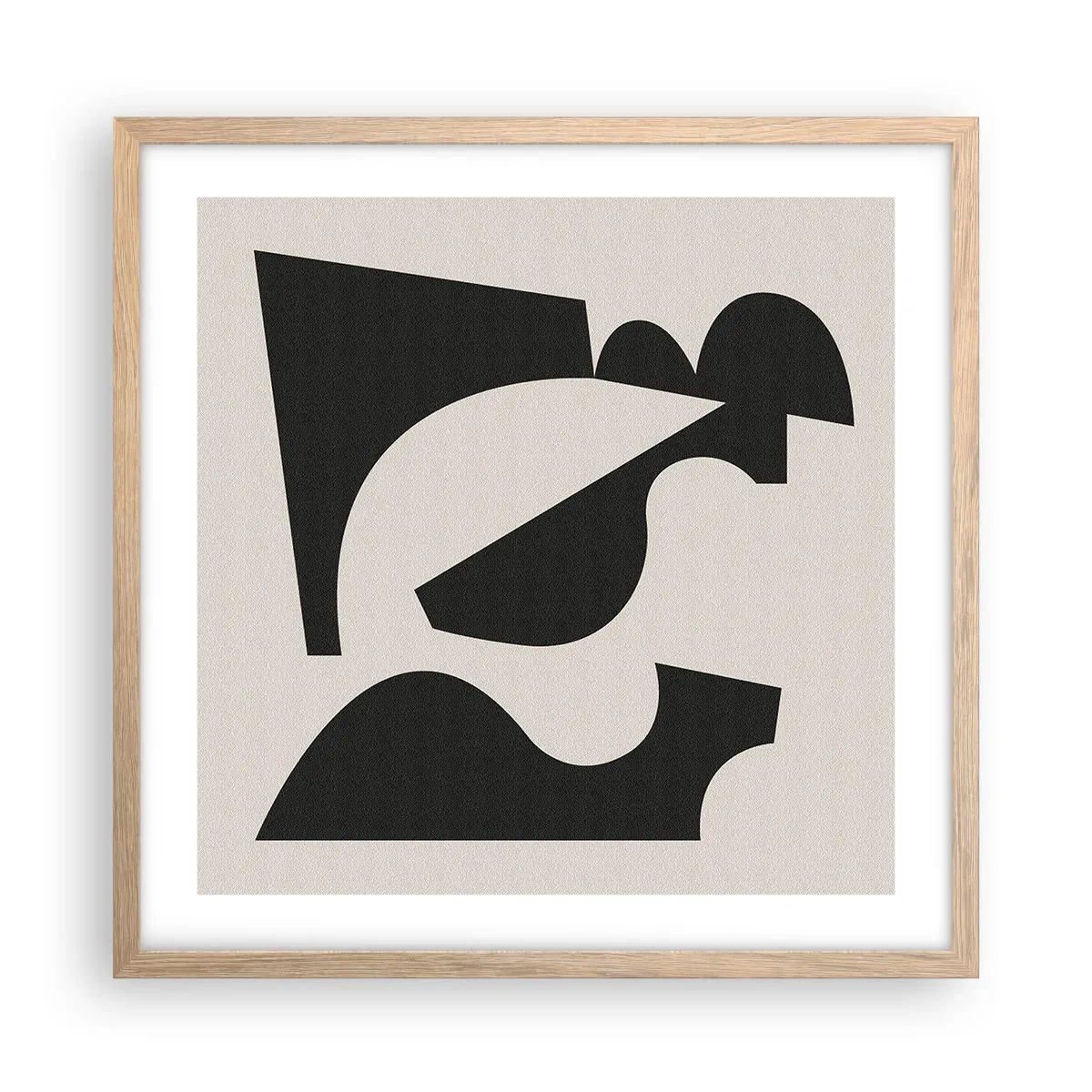 Plakát v rámu světlý dub - K samostatnému ukládání - 50x50 cm