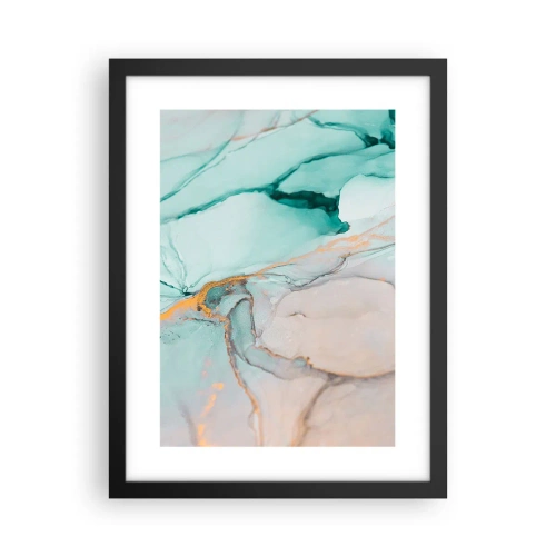 Plakát v černém rámu - Tanec tvarů a barev - 30x40 cm