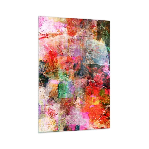 Obraz na skle - Cesta růžovou - 70x100 cm