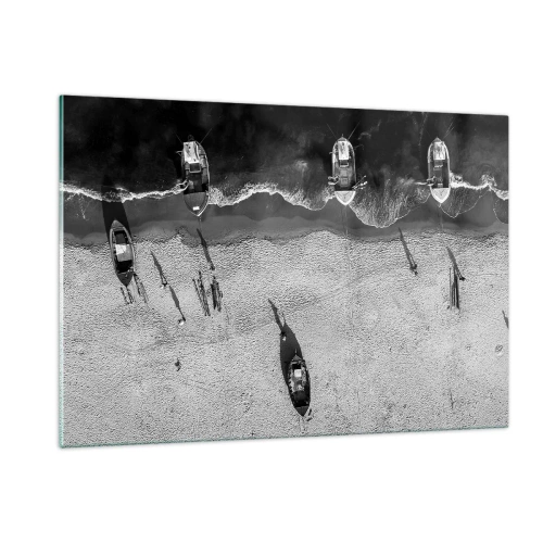 Obraz na skle - Ještě na břehu… - 120x80 cm