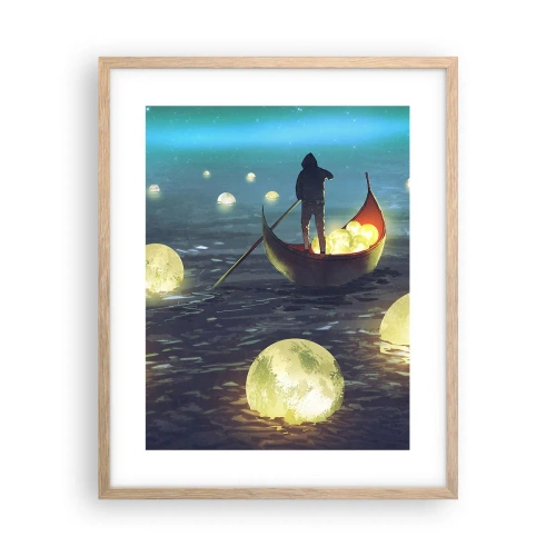 Plakát v rámu světlý dub - Věci, o nichž se filozofům nezdá - 40x50 cm