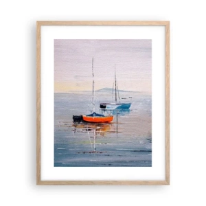 Plakát v rámu světlý dub - Zasloužený odpočinek - 40x50 cm