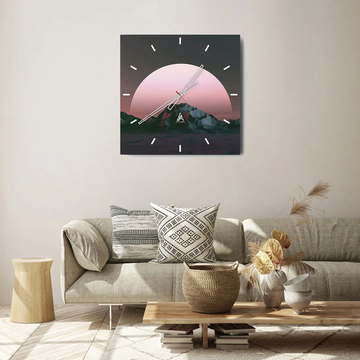 Nástěnné hodiny - V sousední galaxii - 40x40 cm