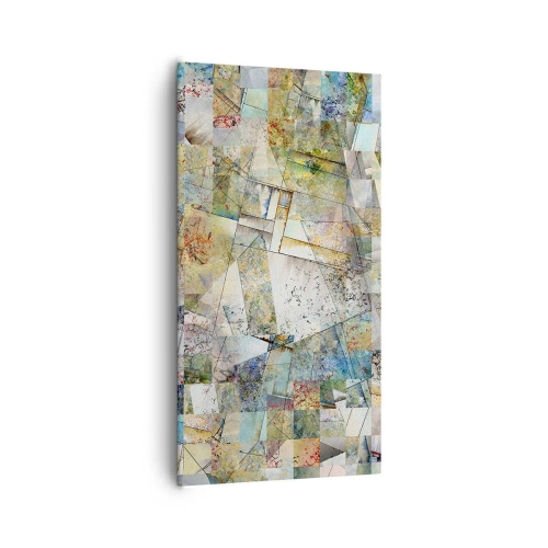 Obraz na plátně - Geometrické přeskupení - 65x120 cm