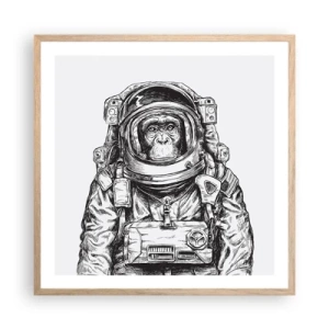 Plakát v rámu světlý dub - Alternativní vývoj - 60x60 cm