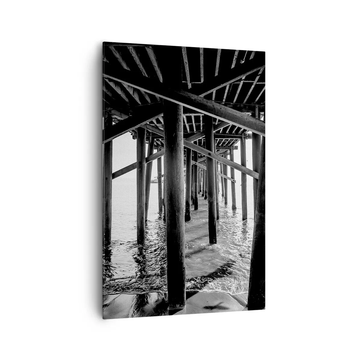 Obraz na plátně - Úkryt na pláži - 80x120 cm