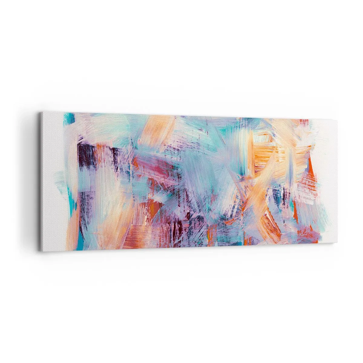 Obraz na plátně - Barevný nepořádek - 100x40 cm