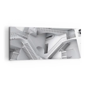 Obraz na plátně - Paradoxy prostoru - 120x50 cm