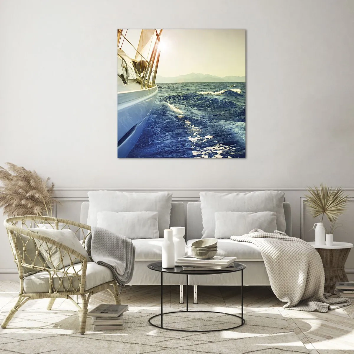 Obraz na skle - Za dobrodružstvím - 50x50 cm