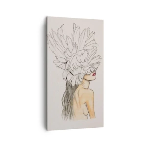 Obraz na plátně - Vrchol krásy - 45x80 cm