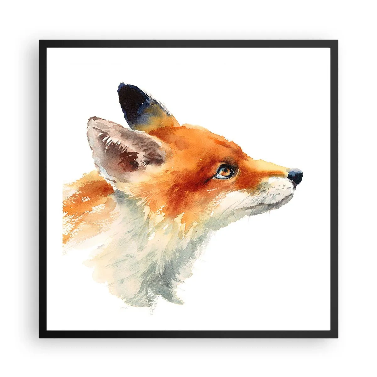 Plakát v černém rámu - Opatrnosti není nikdy dost - 60x60 cm