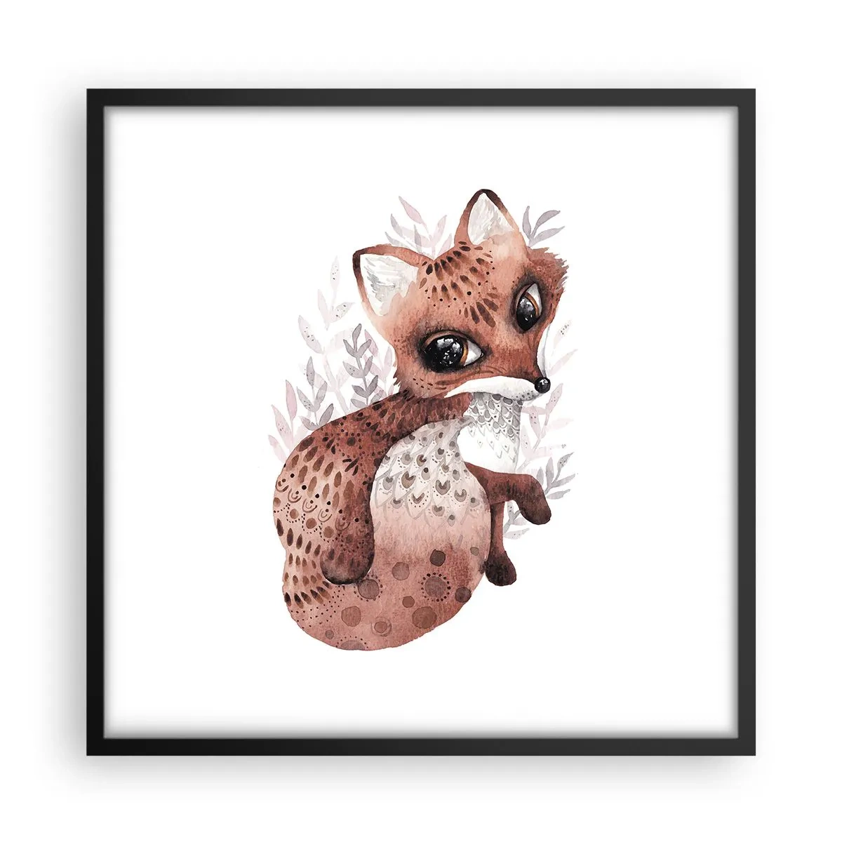 Plakát v černém rámu - Prostě se zamilovat - 50x50 cm