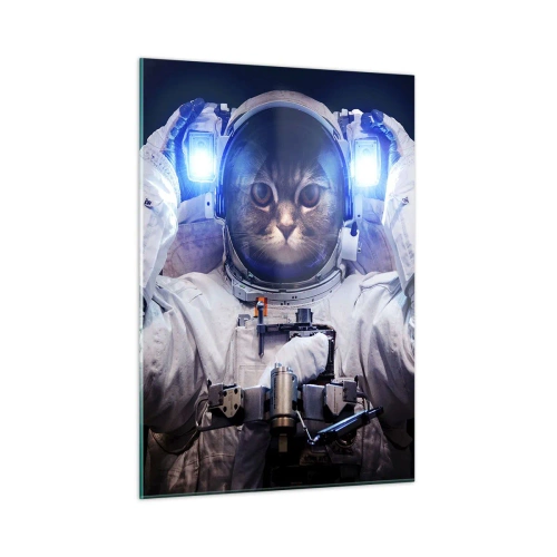 Obraz na skle - Houston, máte problém - 50x70 cm