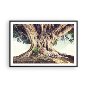 Plakát v černém rámu - Pohled z knihy Mojžíšovy - 91x61 cm