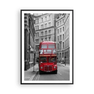 Plakát v černém rámu - Všednost nemusí být šedá - 70x100 cm