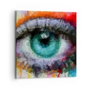 Obraz na plátně - Krystalický lesk očí - 70x70 cm