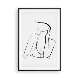 Plakát v černém rámu - Na vlně snů - 61x91 cm