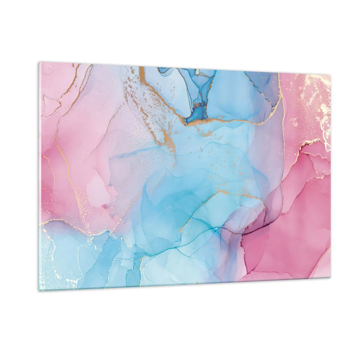 Obraz na skle - Setkávání a prolínání - 120x80 cm