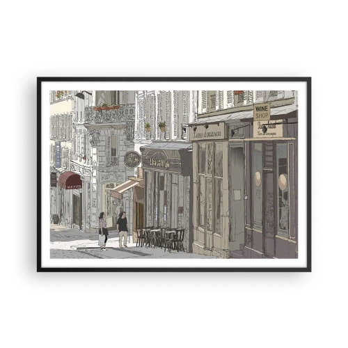 Plakát v černém rámu - Městské radosti - 100x70 cm